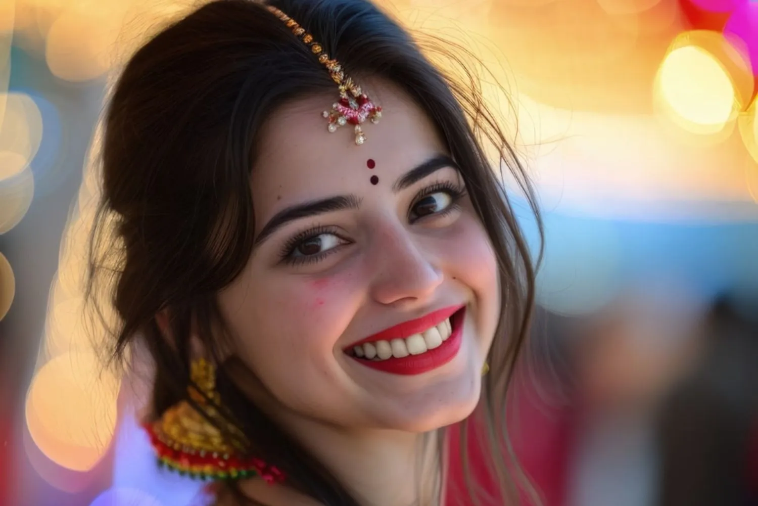 Bridal makeup in saibaba colony