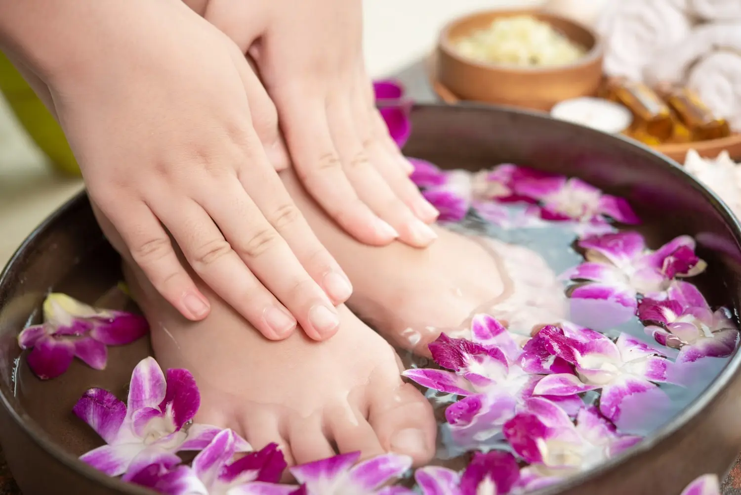 Pedicure and manicure in saibaba colony