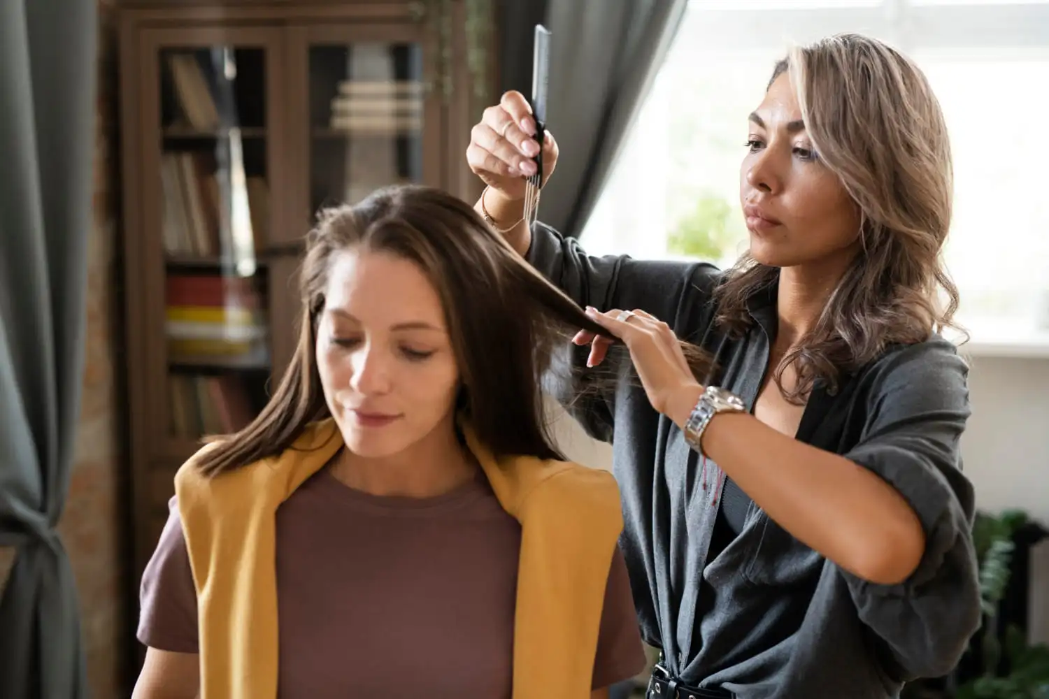 Womens Hair Cut in Hair Salon